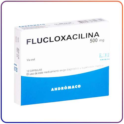 FLUCLOXACILINA 500 MG X 12 CAPSULAS